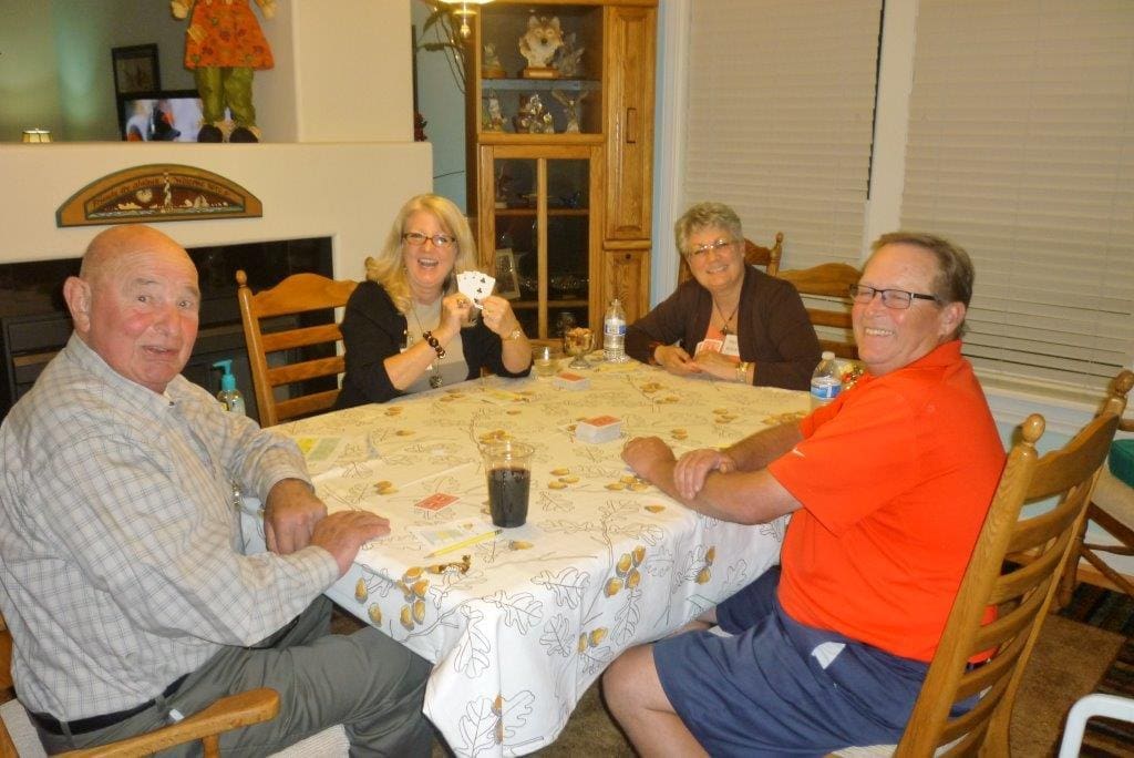 Rusty King, Gayle Schanck, Maxine Williams and Don Tossie