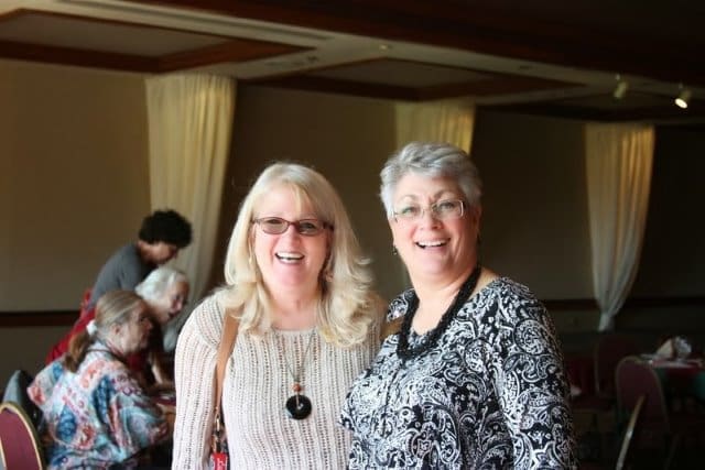 Maxine Willimas and Gayle Schanck
