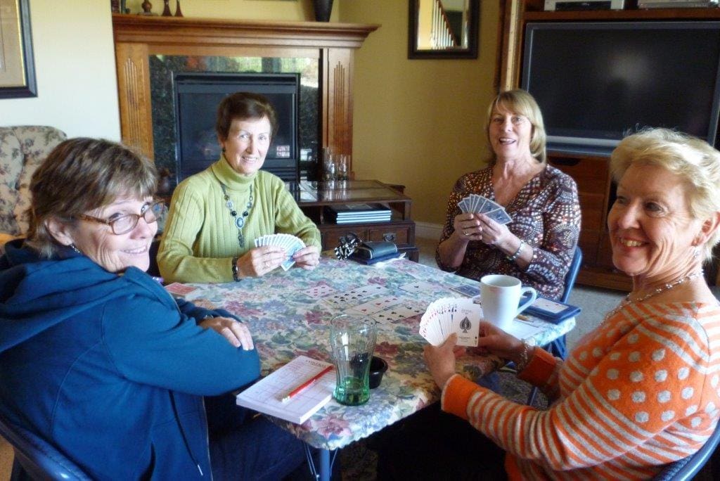 Joan Devlin, Dottie Swain, Wyn Lewis & Janet Siedlecki
