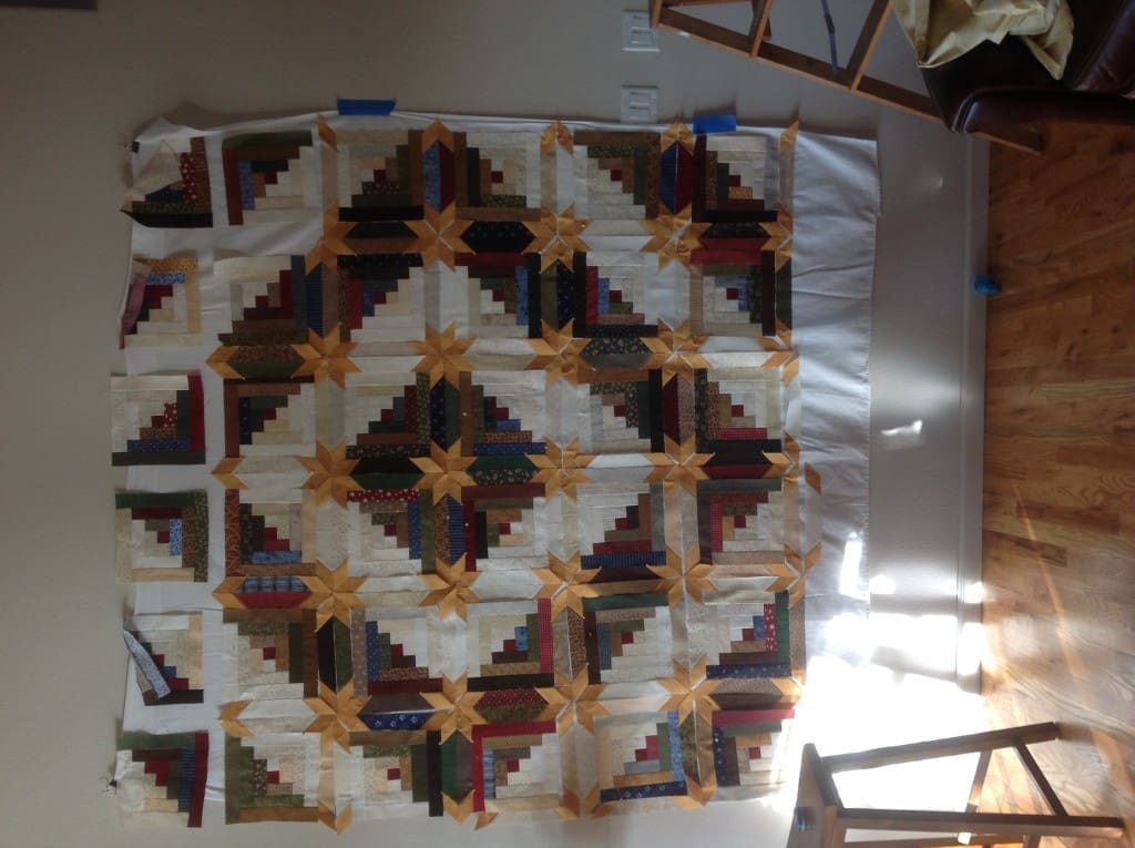 Log Cabin Star Opportunity Quilt