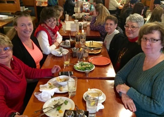 The December lunch gang
