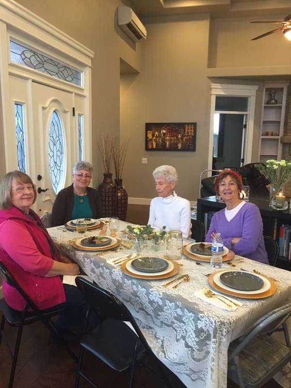 Maxine Williams (hostess), Janice Kabel, Jan Griffin, Dawn Iuliano