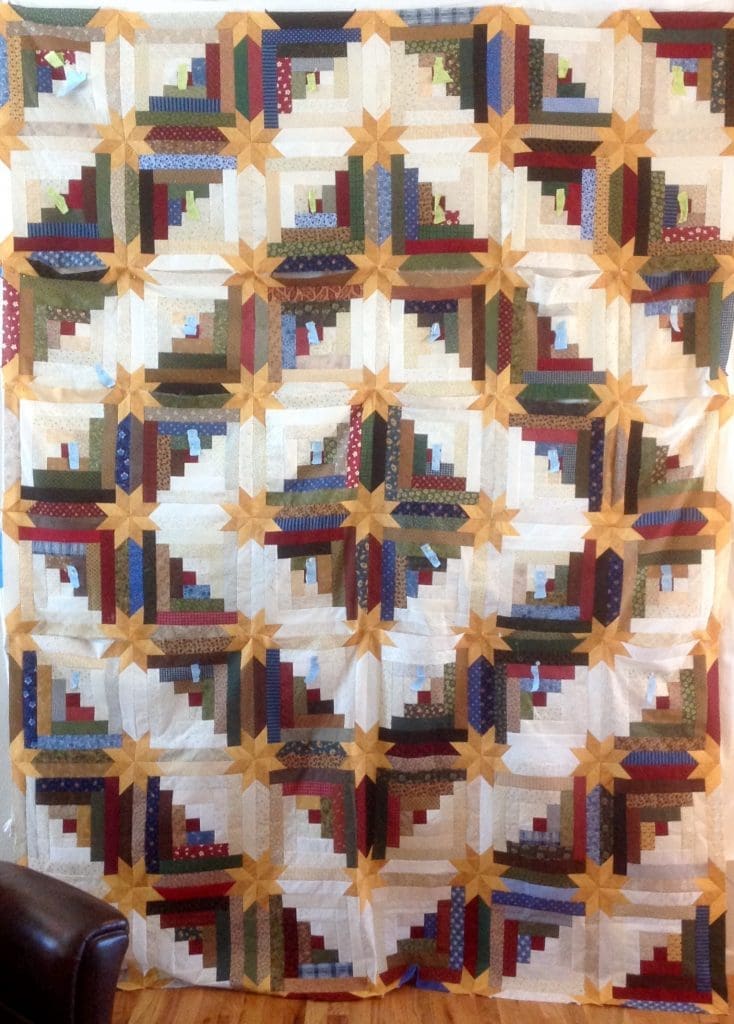 Colorado Log Cabin Star Quilt