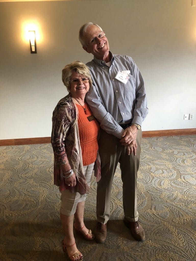 Mayor Bob Russell and EPWC Pres., Sharyn Close share a big smile