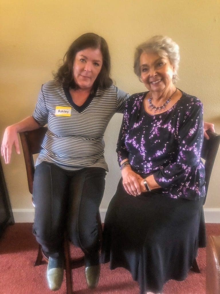 Pat and Ashley, our hostesses