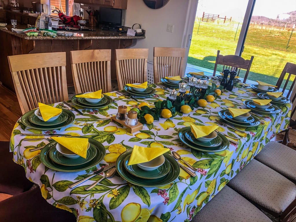 Table at Viki's