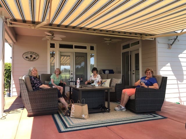 Linda's lovely new awning