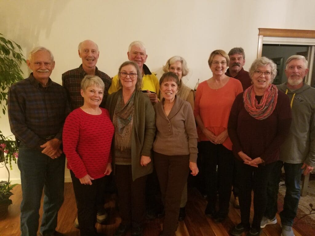 Group at Teresa &amp; Charlie Allen’s home