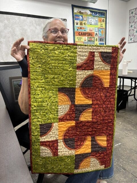 Kelly's old to new quilt